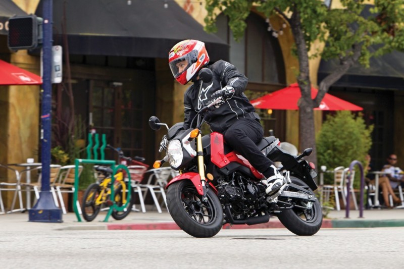 Moto en la calle