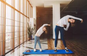 Ejercicio con hijos