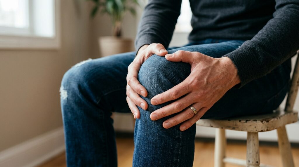 Dolor de rodilla con señales de alerta que requieren revisión médica